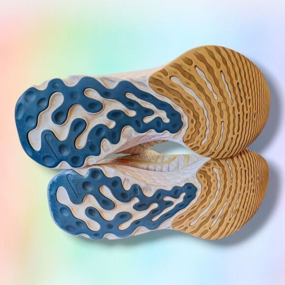 Nike React Infinity Run Flyknit 3 Sail Hot Curry Mens 9.5 DV1744-141 - Picture 5 of 7